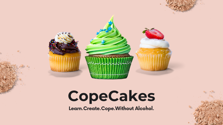 cupcakes pink background