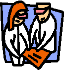 Scientists Handling a Package